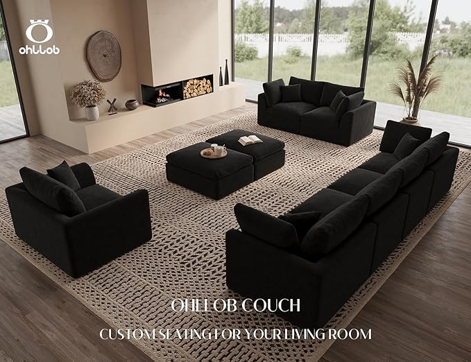 ohllob Middle Back for Cloud Sectional Couches Living Room