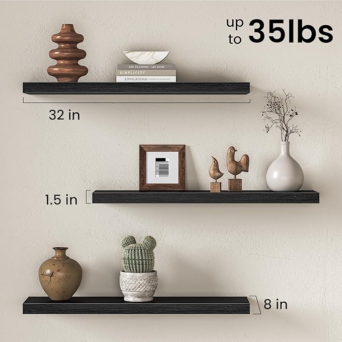 Fun Memories 32Inch Floating Shelves