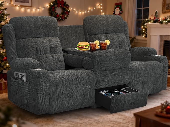 3-Seater Reclining Loveseat Sofa