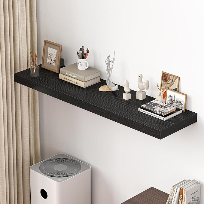 Dreamland 55" Floating Shelves for Wall, Wall-Mounted Shelves for Bedroom