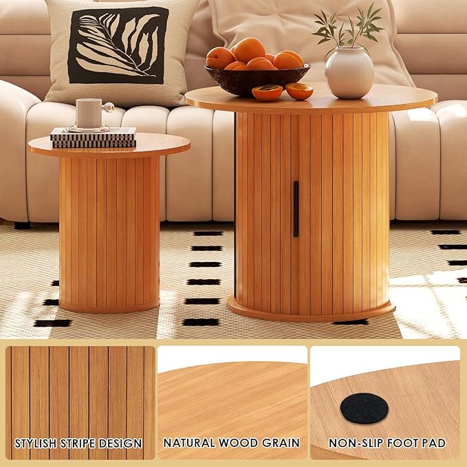 COSVALVE Nesting Coffee Table Set of 2