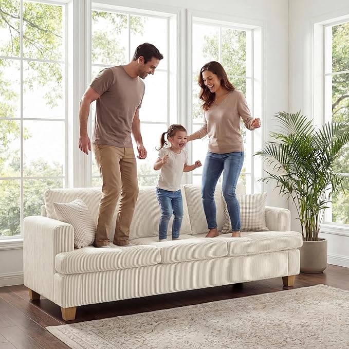 Apicizon 89'' 3-Seat Sofa Couch