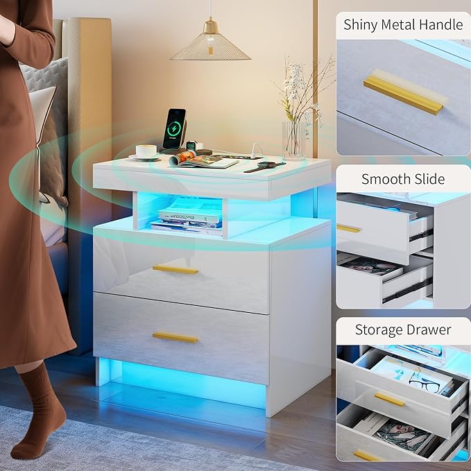 Smart Night Stand Set of 2