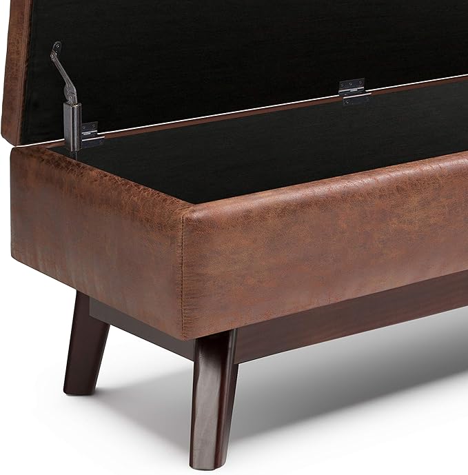 SIMPLIHOME Owen Rectangular Storage Ottoman