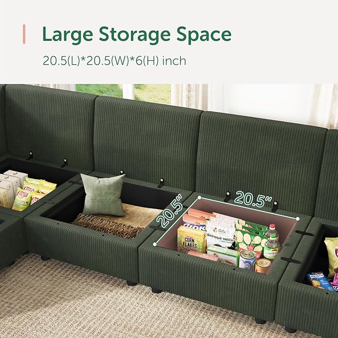 HONBAY Modular Sectional Sofa Couch