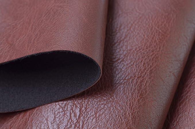 Wento Thick 2 Yard Faux Leather Fabric Soft Skin Grain PU Leather