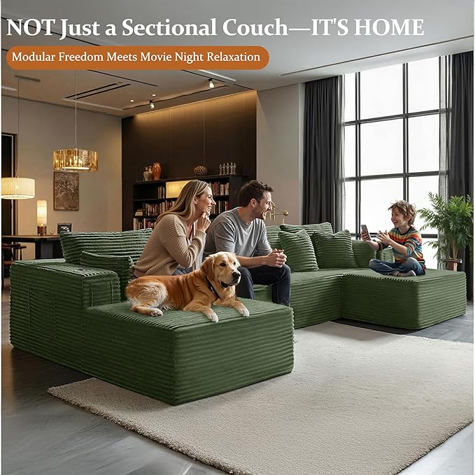 37" Cloud Sectional Couch Ottoman