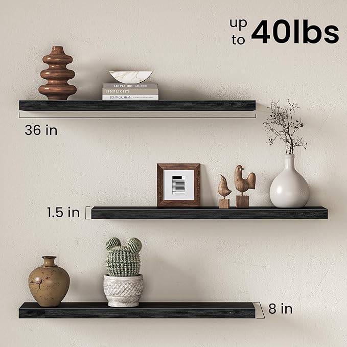 Fun Memories 36Inch Floating Shelves