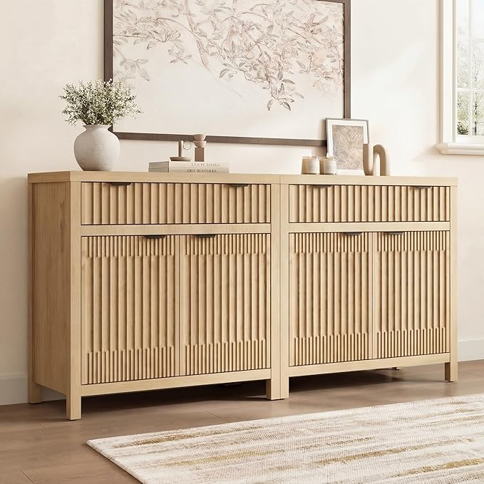 Fatmok Fluted Buffet Cabinet
