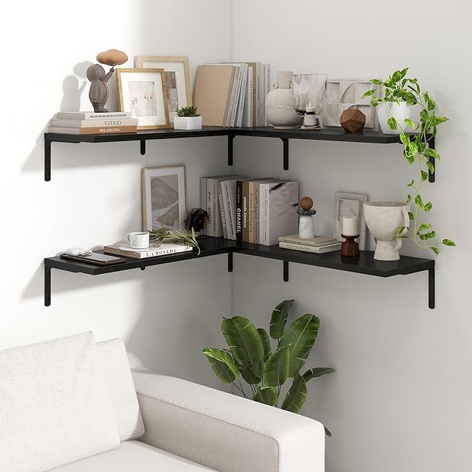Fun Memories Deep Floating Shelves, 32W x 8D Floating Shelves Set of 2