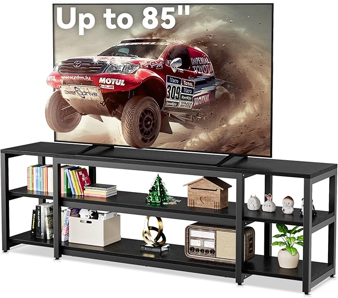 Aquzee 85 inch TV Stand, Entertainment Center