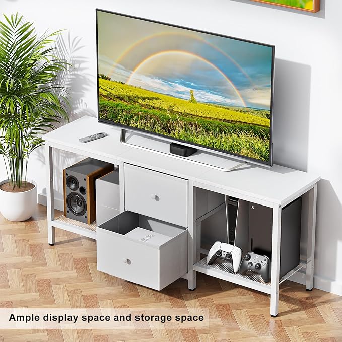 TV Stand Suitable for TVs up to 55 Inches, Entertainment Center