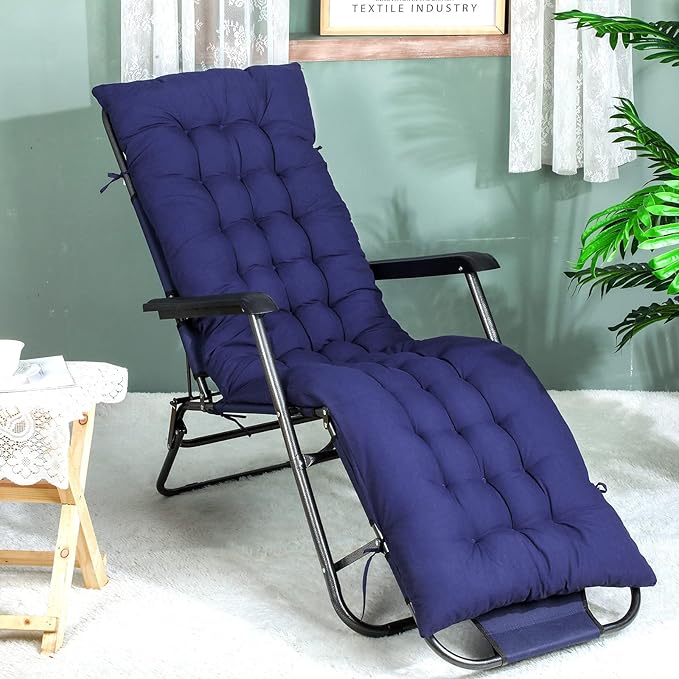 67 x 19 Inch Chaise Lounge Cushions Soft Lounge Chair Cushion Gravity Chair