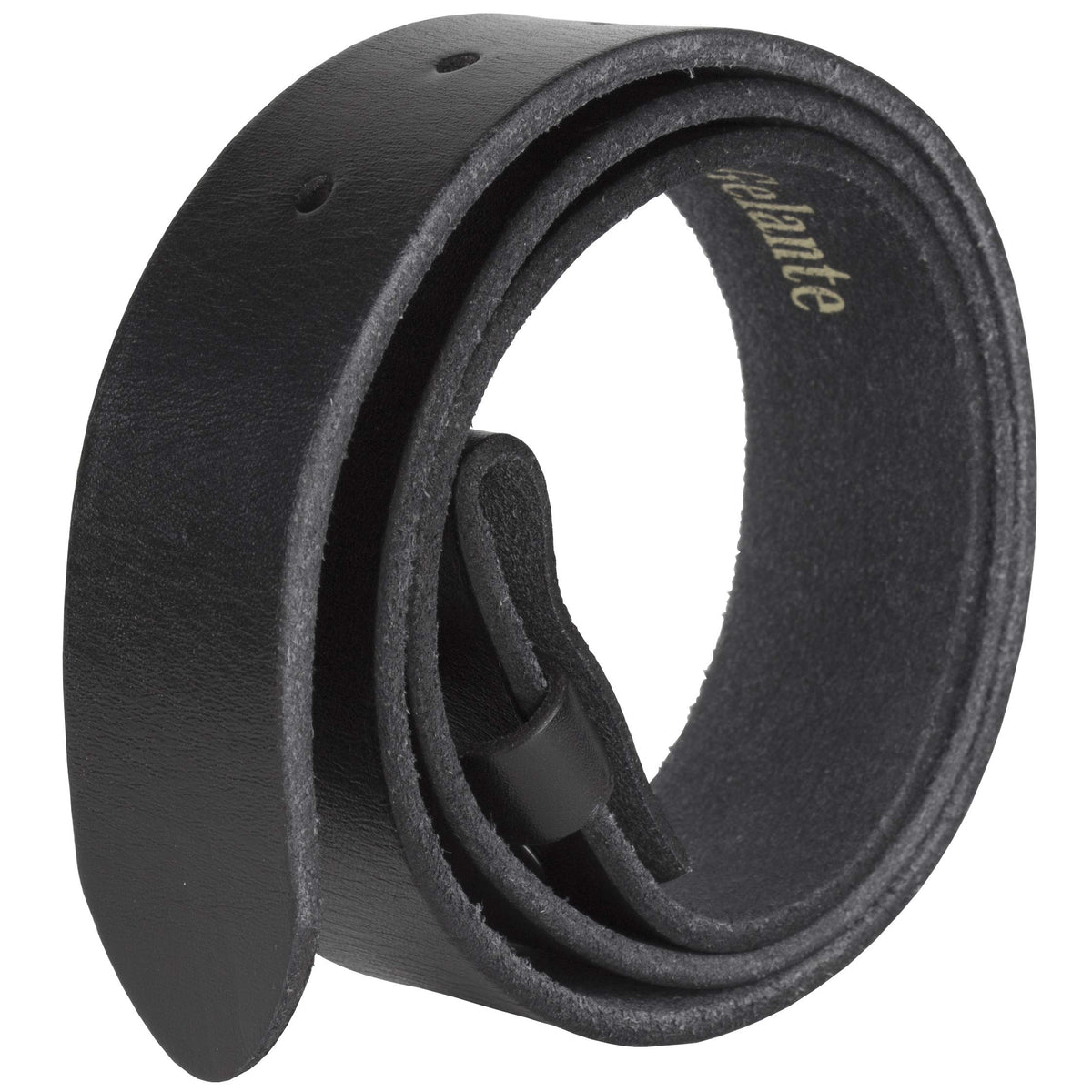 Gelante Genuine Full Grain Leather Belt Strap without Belt Buckle G2016-BK-L