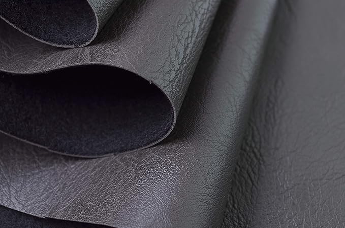 Wento Thick 2 Yard Faux Leather Fabric Soft Skin Grain PU Leather Fabric