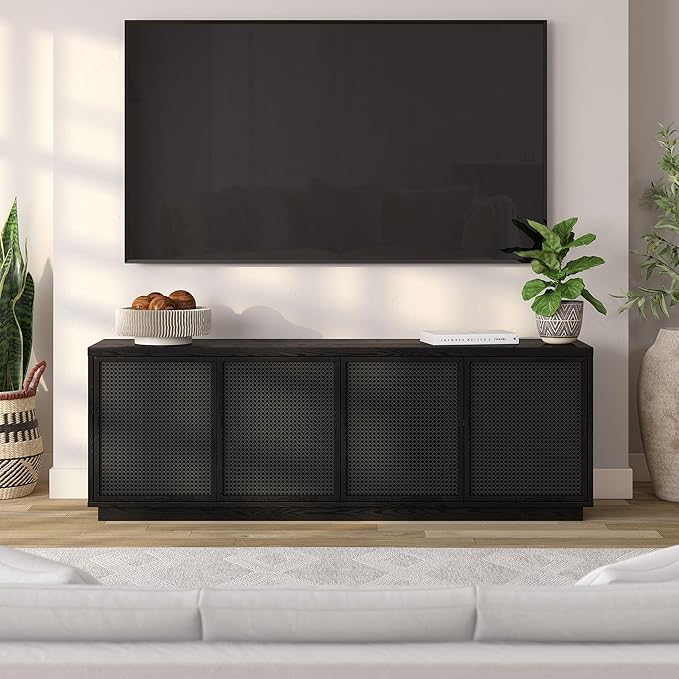 Henn&Hart TV Stand for TVs up to 78"
