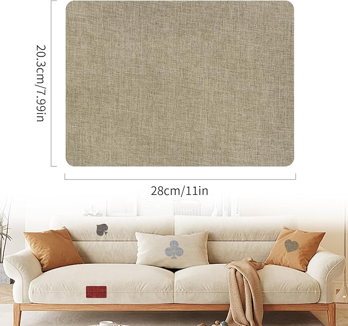 SYLVASS 8x11 Inch Fabric Repair Patches, Self-Adhesive Linen Patch