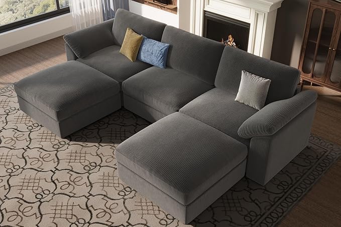 EASE MOOSE Oversized Modular Sectional Sofa, Extra Large L Shape Sectional