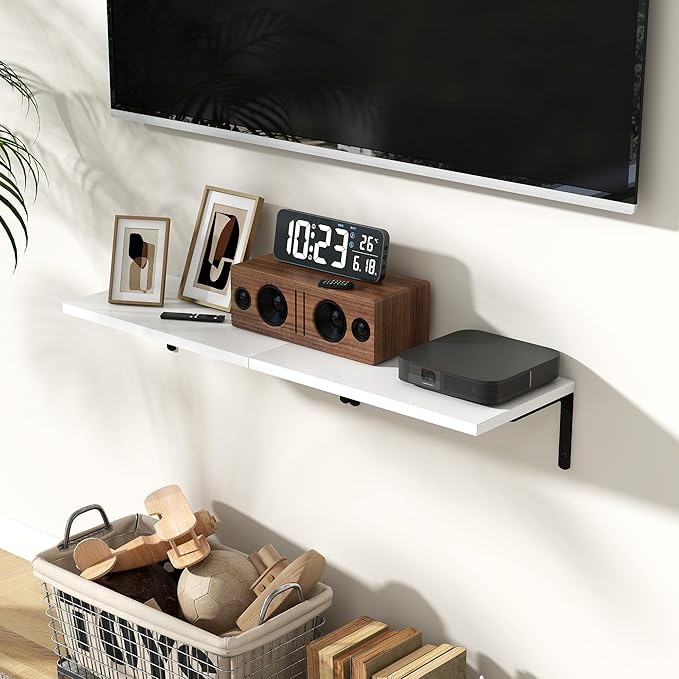 Fun Memories Deep Floating Shelves, 16W x 8D Floating Shelves Set of 2