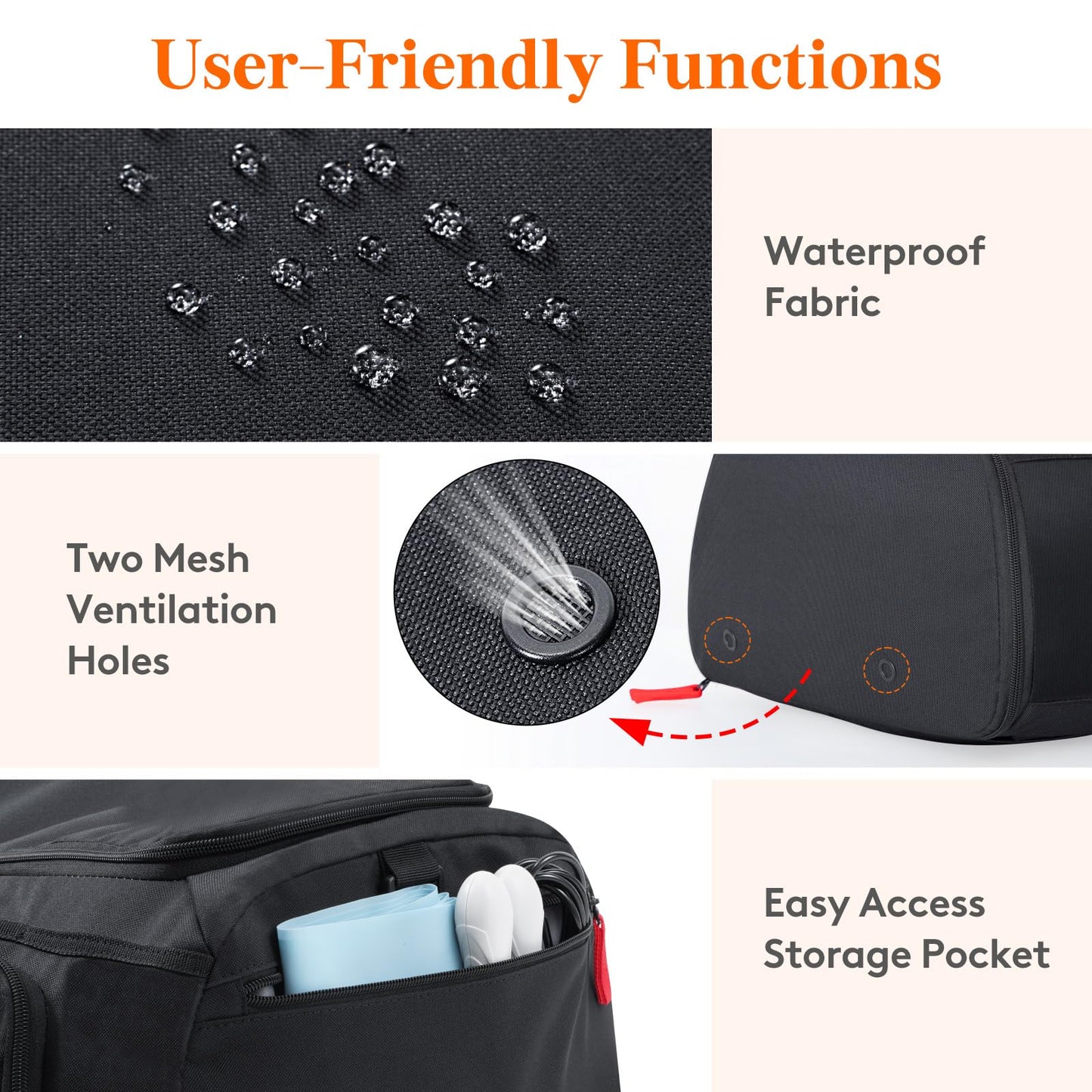Lifewit Gym Bag for Men & Women with Shoe Compartment, 40L Carry On Duffle Bag for Travel, 3 In 1 Waterproof Weekender Workout Overnight Sports Backpack with Dry and Wet Seperation, Black