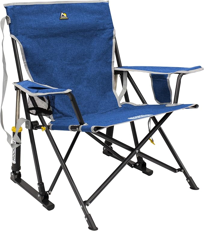 GCI Outdoor Kickback Rocker Camping Chair | Portable Folding Rocking Chair