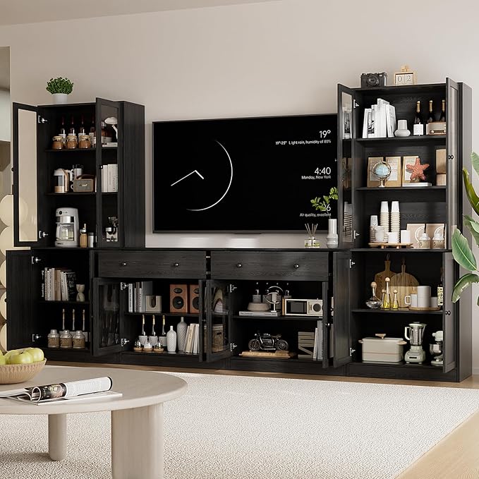 TUSY 71" TV Stand Storage Set