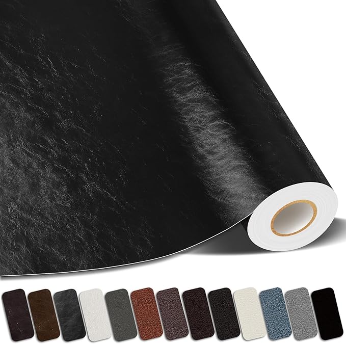 Kangshoon Leather Repair Patches, 17X79 Inch Self-Adhesive Leather Repair Tape