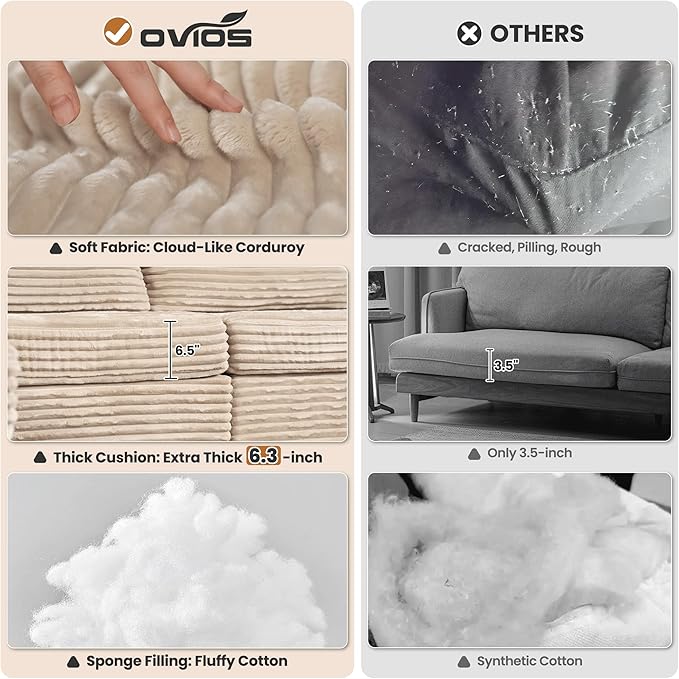 ovios 32.7 inches Armrest Seat Module