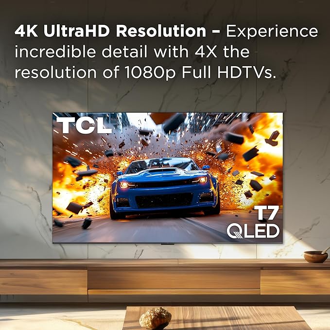 TCL Amazon Exclusive 85 Inch Class T7 Series | 4K QLED HDR Lag-Free Smart