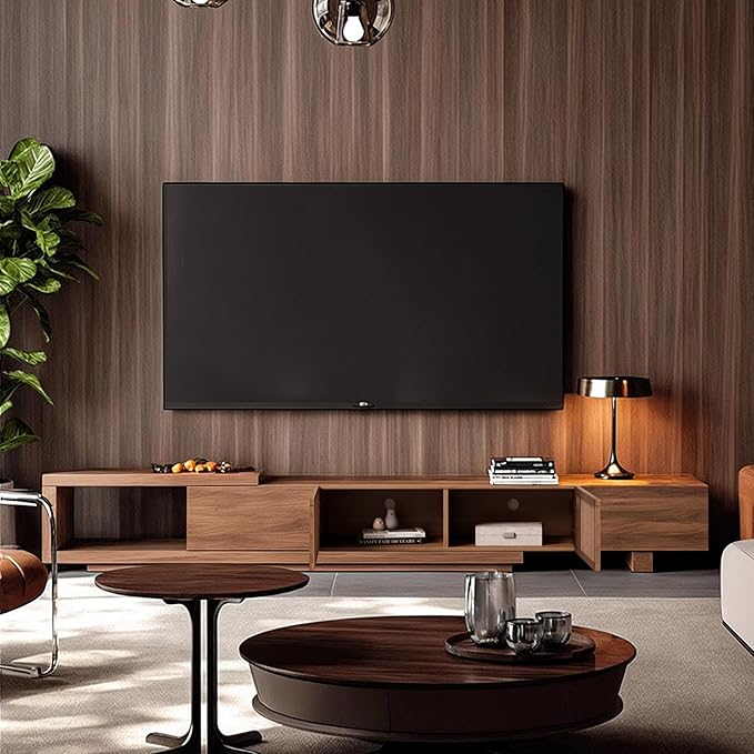 Adjustable Length 78"-103" TV Stand