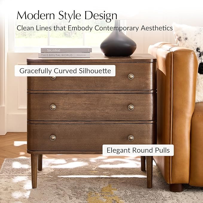 HULALA HOME Modern End Table Set of 2