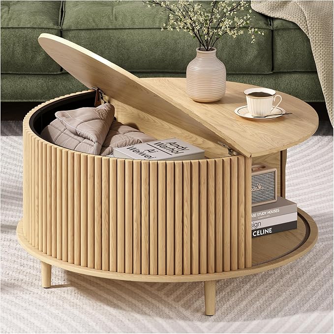 JOINICE Round Coffee Table