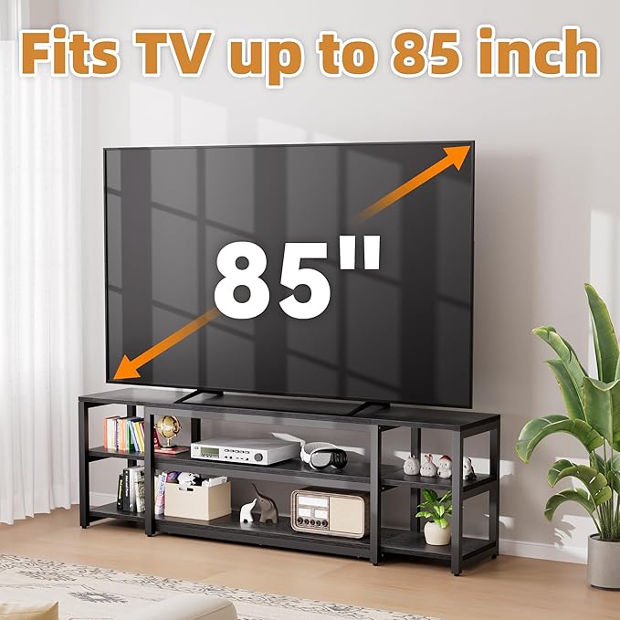 Aquzee 85 inch TV Stand, Entertainment Center