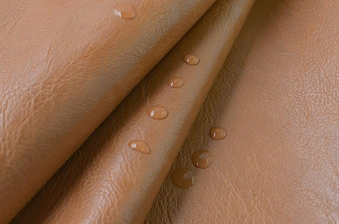 Wento Thick 2 Yard Faux Leather Soft Skin Grain PU Fabric