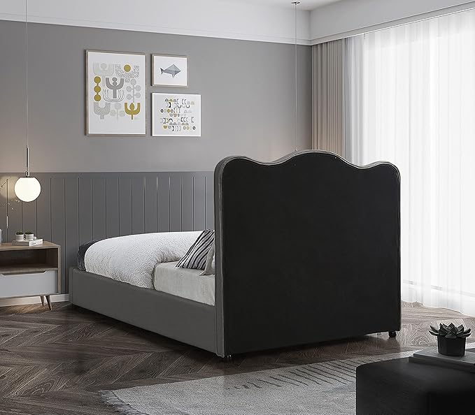 Meridian Furniture FelixGrey-Q Felix Collection Modern | Contemporary Linen