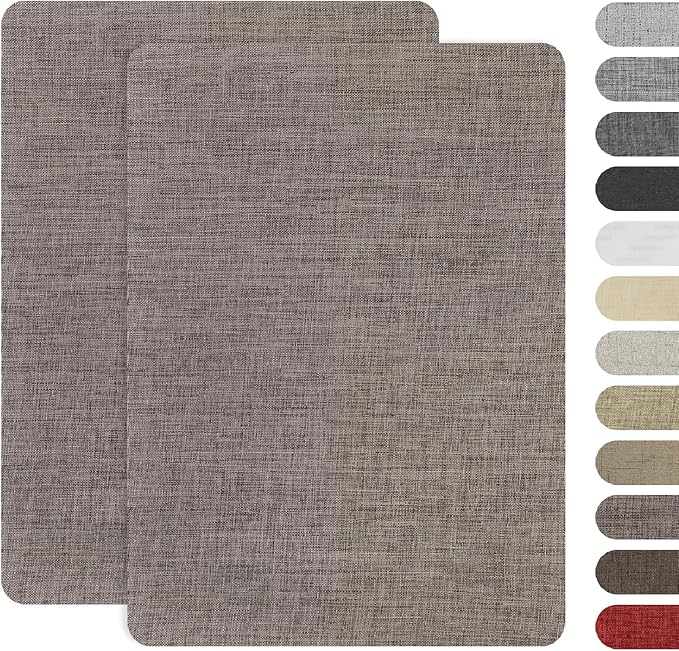 SYLVASS 8x11 Inch Fabric Repair Patches, Self-Adhesive Linen Patch