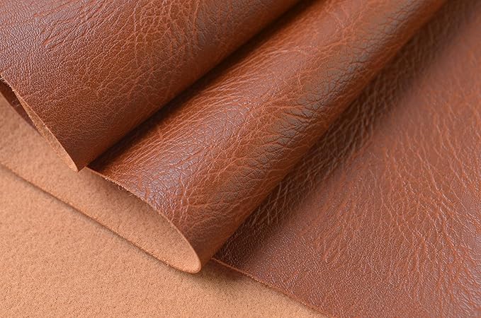 Wento Thick 3 Yard Faux Leather Fabric Soft Skin Grain PU Leather