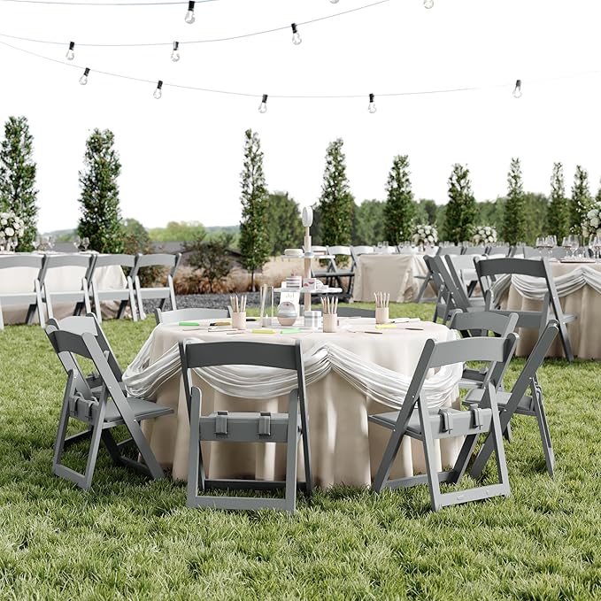 Flash Furniture Hercules Set of 2 Kids Gray Resin Folding Chairs
