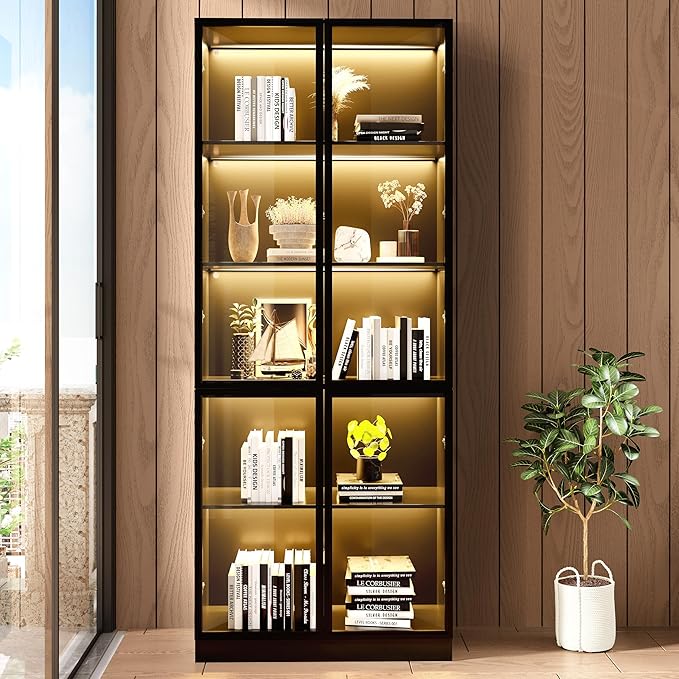 Wildhome Wooden Display Storage Cabinet