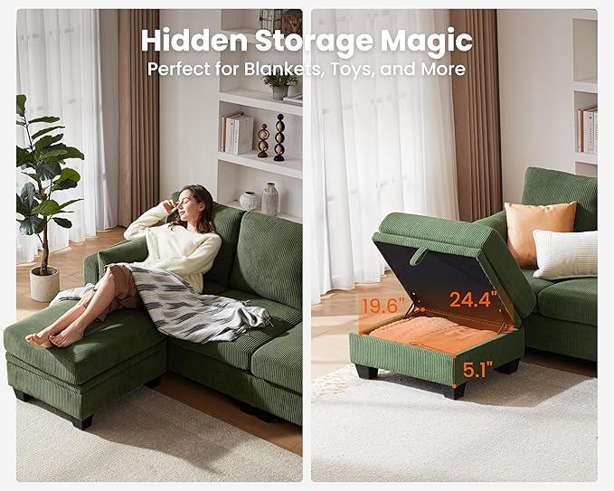 CHIC HOUSE Modular Sectional Sofa