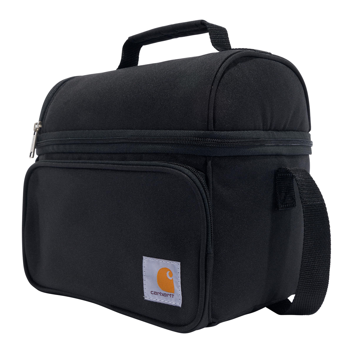 Carhartt Camping Cooler, Worksite Lunchbox, Soft Shell Lunch Bag for Construction Sites, Work and Everyday Use, Black