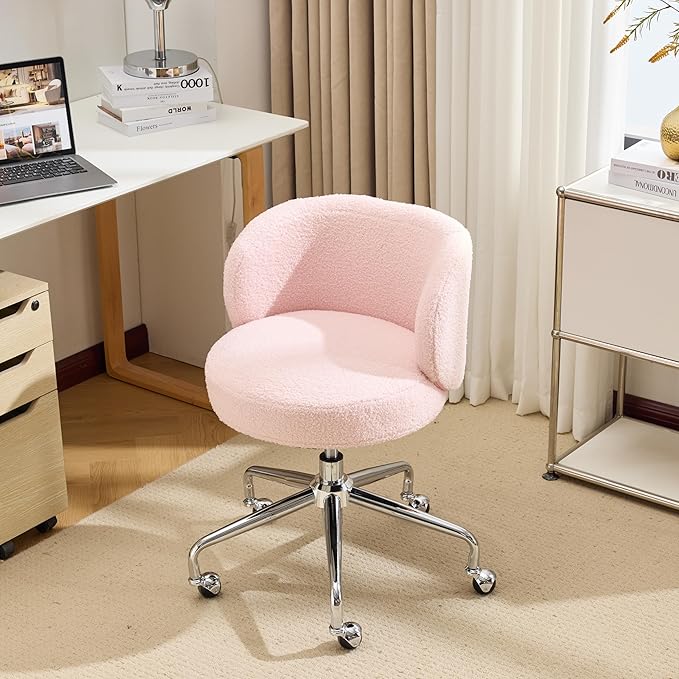 VINGLI Cute Small Swivel Desk Chair Comfy