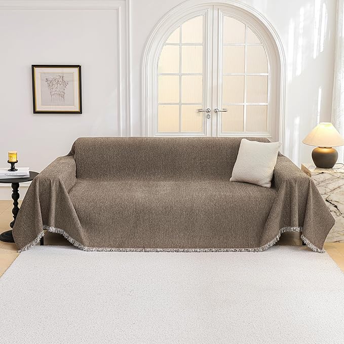 MYSKY HOME Couch Cover for Dogs, Washable Couch Covers, Non Slip Couch Sofa