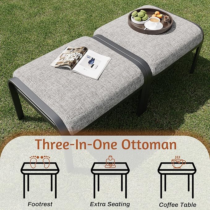HOMREST 9 PCS Outdoor Patio Furniture Set