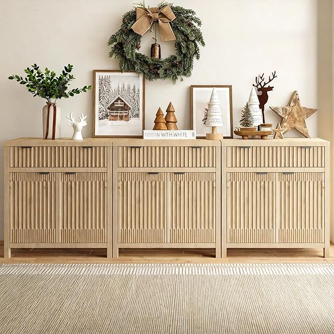 Fatmok Fluted Buffet Cabinet