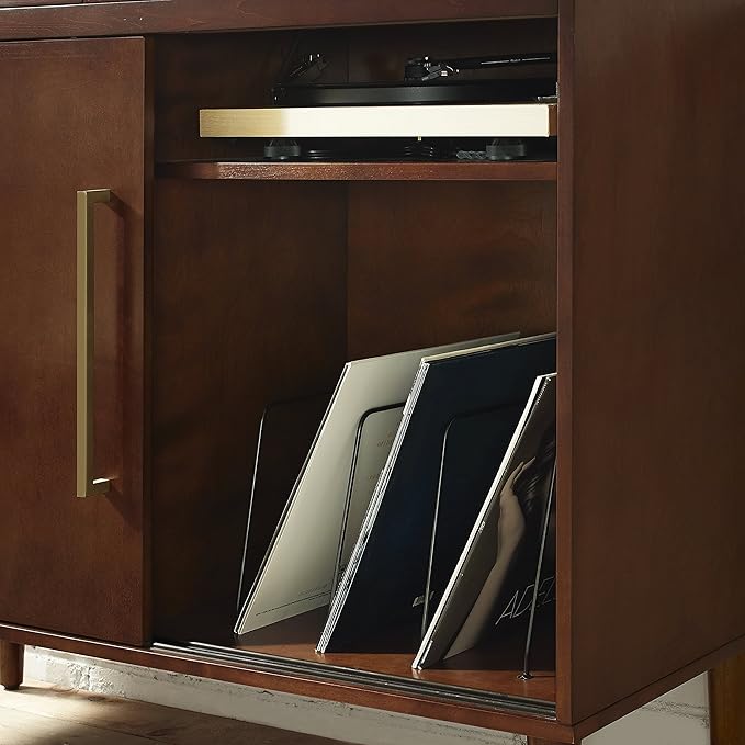 Crosley Furniture Everett Media Console and Record Player Stand