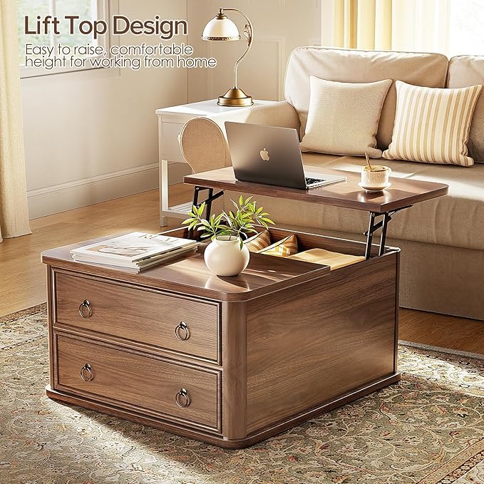 Memobarco 31.5" Lift Top Coffee Table