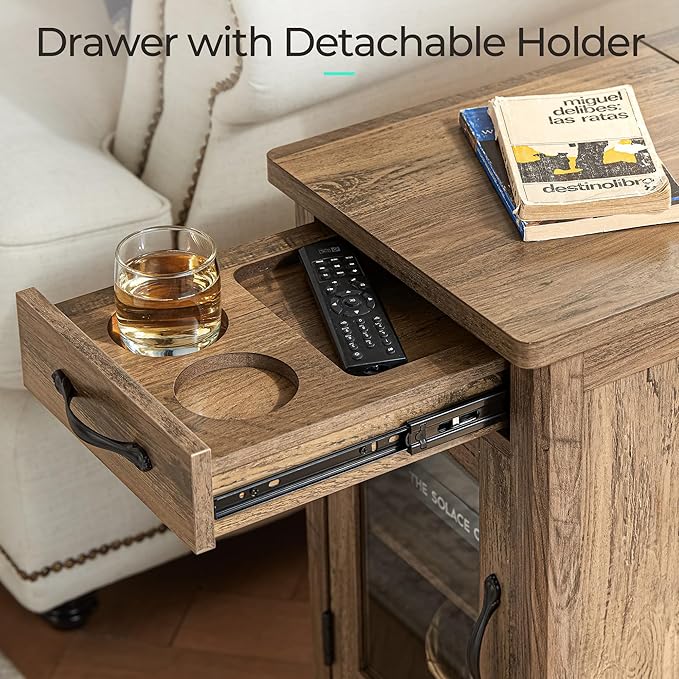 LINSY HOME End Table Set of 2