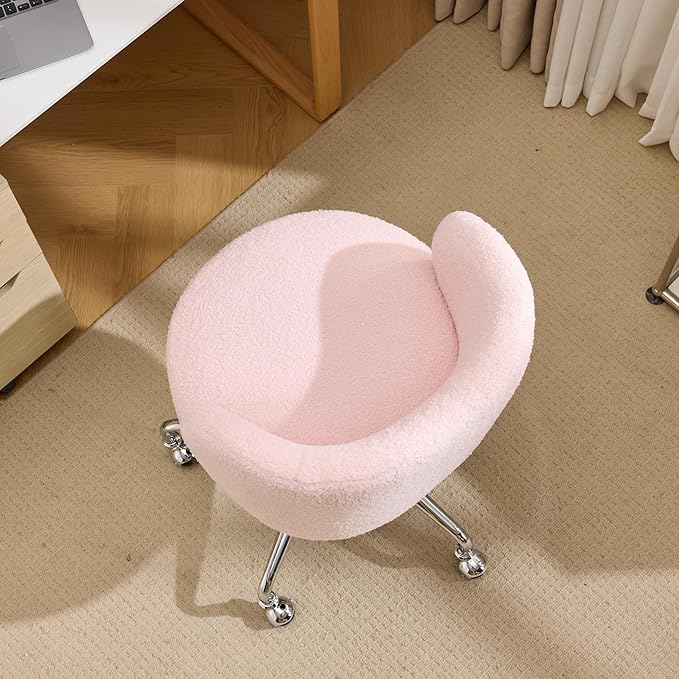 VINGLI Cute Small Swivel Desk Chair Comfy