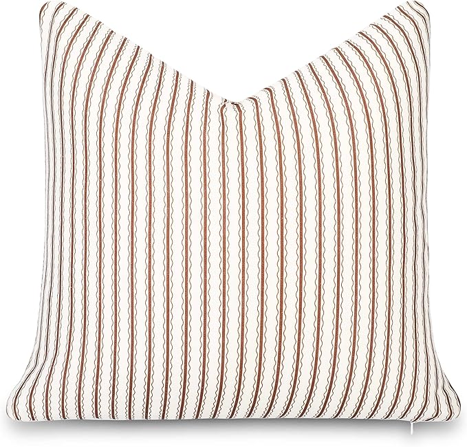 Crumbs Home Modern Farmhouse California Casual Indoor Outdoor Throw Pillow Cover